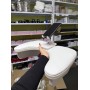 Подлокотник для маникюра белый с держателем для телефона